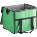 a green and black bag