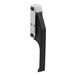 A close-up of a black and silver ServIt door handle.