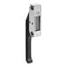 A metal door handle for ServIt holding/proofing cabinets.