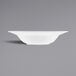 A white Fortessa Ilona pasta bowl with a wide rim.