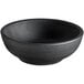 A black GET Nara melamine ramekin with a white background.