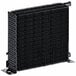 A black metal rectangular Avantco condenser coil.