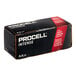 A black box of Procell Intense Power AA batteries with white text.