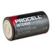 A black and red Procell Intense Power D 1.5V Alkaline battery package.
