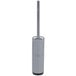 An Unger grey toilet bowl brush with a grey holder.