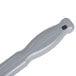 A close up of a grey plastic Unger Ergo toilet bowl brush handle with holes.