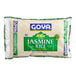 A case of 4 Goya 10 lb. bags of white Thai Jasmine rice with green and white text.