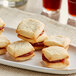 A plate of cookies with Goya guava paste on top.