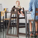 a chair next to a table