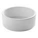 A white Cal-Mil straight sided ramekin on a white background.