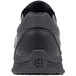 The back of a black Shoes for Crews Cater II shoe.