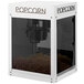 A white Paragon popcorn machine with a black lid.