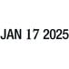 A close-up of a Cosco 2000 Plus black self-inking date stamp reading Jan 17, 2021.