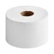 A large white 2-ply toilet paper roll with a 6-inch diameter.