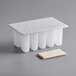 a white ice cream tray