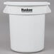 a white bucket with a lid