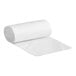 A roll of white plastic Lavex trash bags.