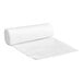 A roll of Lavex Hercules clear plastic trash bags.