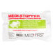 A white package with green and red text for a Medique 5" x 9" Bloodstopper Compress.