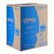 A case of 24 Kleenex 1-Ply paper towel rolls with blue and white labels.