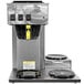 a coffee maker with two burners