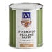 A can of American Almond Pistachio Praline Paste with a label.