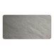 A rectangular reversible laminated table top with a white and gray slate finish.