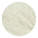 A 36-inch round reversible table top with a white and gray slate laminated finish.
