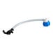 A flexible tap valve with a blue and white end, designed for use with Bag in Box Pepsi systems.