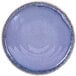 a blue and white speckled background