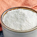 a bowl of powdered sugar