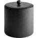 a black round object on a surface