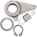A close-up of a T&S replacement hose reel ratchet kit with a metal spring and wire.