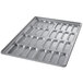 Chicago Metallic 42465 32 Mold Glazed Clustered Hot Dog Bun Pan