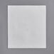 White square envelope style filter paper with a circle on it.