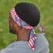 a man wearing a headband