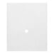 A white rectangular object with a white circle in the middle.