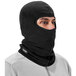 A man wearing a black Ergodyne N-Ferno fleece balaclava.