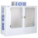 A white Polar Temp ice merchandiser with two doors.