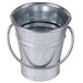 An American Metalcraft mini galvanized pail with a handle.