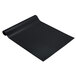 Cactus Mat 1011R-C4 Ezy Kleen Round Rib 4' Wide Black Vinyl Runner Mat - 1/8 inch Thick