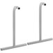 a pair of metal legs
