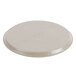 A brown Thunder Group fiberglass non-skid circular tray.