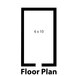 A black rectangular floor plan for a Norlake Kold Locker.