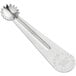 A Vollrath Redco metal spoon with a star shaped handle and a silver handle.