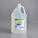A white jug of Dial Sensitive Skin Liquid Hand Soap with a yellow label and a handle.