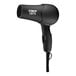 A black Conair hair dryer with a cord.