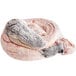 A frozen alligator on a white background.