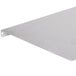 A silver metal Manitowoc ice machine bin adapter shelf.