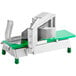 A Garde tomato slicer with green blades.